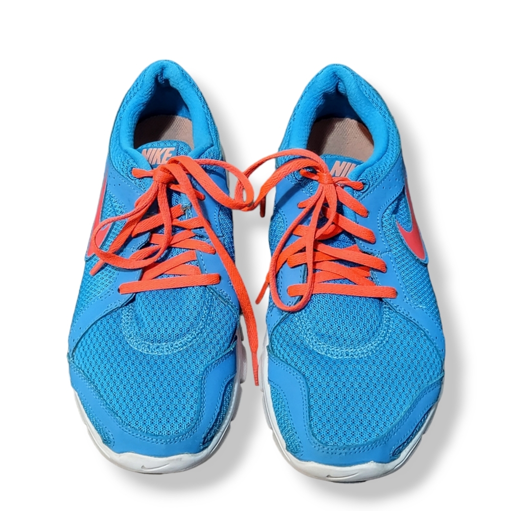 Nike Women's Sneaker US 7 UK 4.5 Turquoise Blue Lace Up Shoe Running Athletic